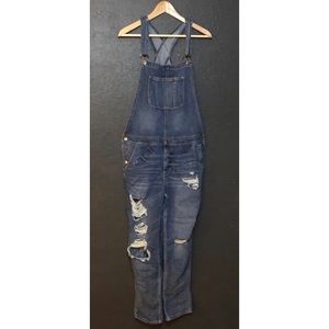 EUC💥 American Eagle 🦅 distressed Overalls. Lg.